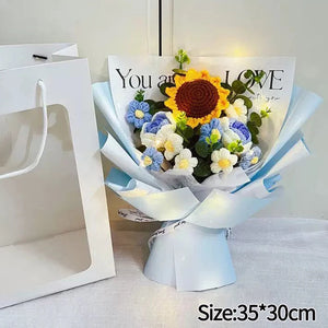 手作りかぎ針編みの花束 母の日ギフト