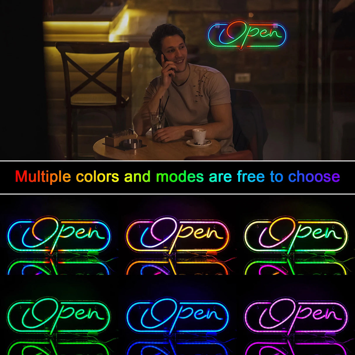 マルチカラーLEDネオンサイン（ネオン看板）