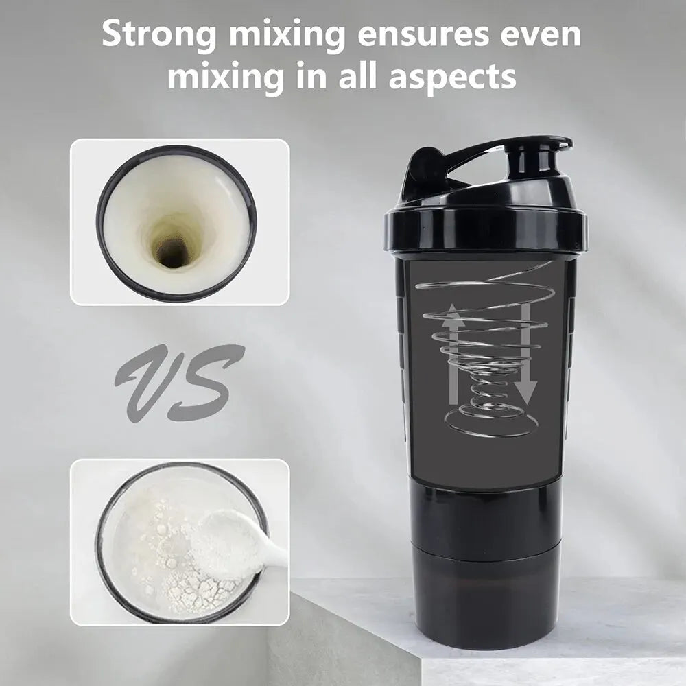 |イベント・ノベルティ用品 | 3層構造プロテインシェイカーボトル |500ml