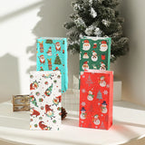 イベント・クリスマス装飾｜クリスマス柄紙製バッグセット(8個)