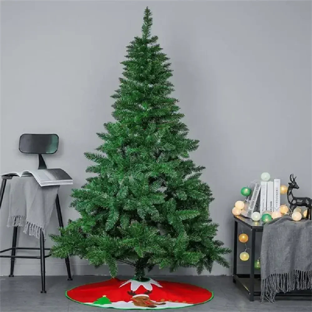 【1.2m/1.5m/1.8m/2.1m】グリーン クリスマスツリー（PVC製・組立式）