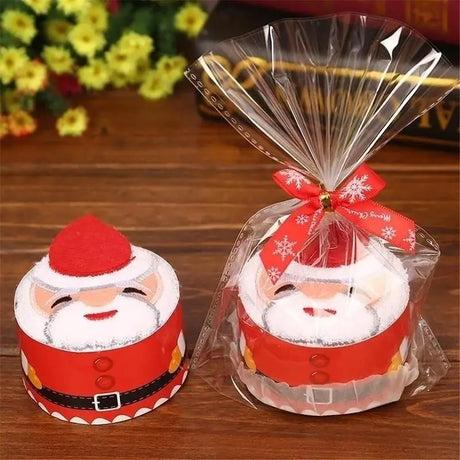 イベント・クリスマスグッズ｜可愛い！クリスマスラッピング ハンドタオルセット(30×30cm)