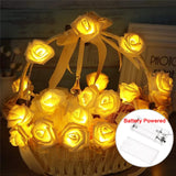 RGBローズフラワーLEDライト 1.5m〜10m