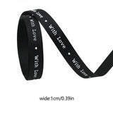 バレンタインデー用ハート柄片面プリントリボン