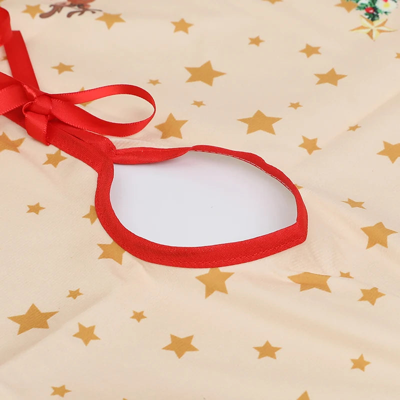 イベント・クリスマス装飾｜クリスマスツリースカートマット サンタ柄