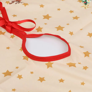 イベント・クリスマス装飾｜クリスマスツリースカートマット サンタ柄