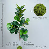 大型人工植物 フィカスツリー 40～145cm｜フェイクフィドルリーフ フィグ グリーンプラント インテリア装飾 オフィス・ウェディング向け