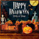 イベント・ハロウィングッズ｜背景布 邪悪なカボチャ