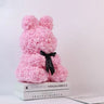 ローズテディベア 造花 ギフトセット
