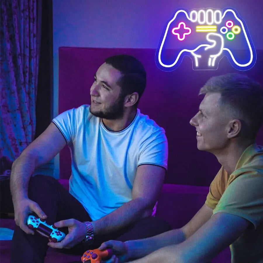 GAMER／GAMING ZONE／GAME TIME　LEDネオンサイン