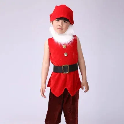 イベント・クリスマスグッズ｜キッズ用 七人の小人風 コスチュームセット(110c～160c)