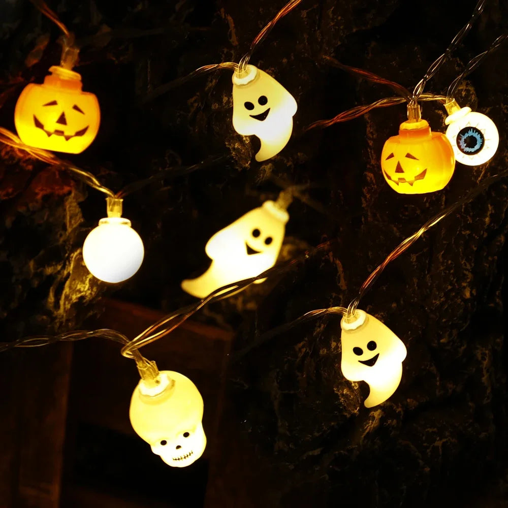 イベント・ハロウィン装飾｜防水LEDホラー系装飾ライトストリング(1.5M)