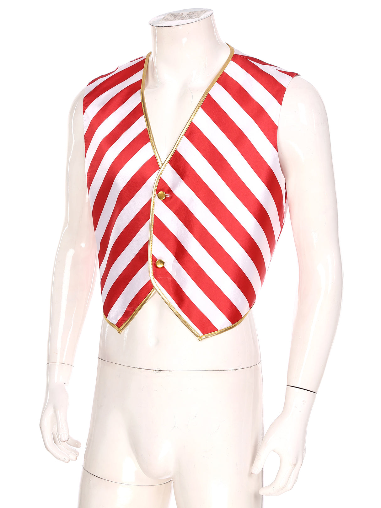 イベント・クリスマスグッズ｜ストライプキャンディーカラーベスト(XL～4XL)