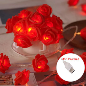 RGBローズフラワーLEDライト 1.5m〜10m