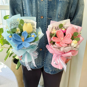 手作りかぎ針編みの花束 母の日ギフト