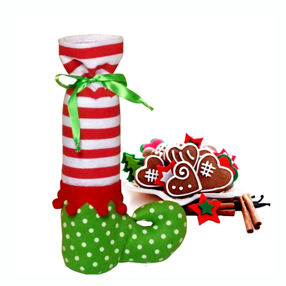 イベント・クリスマス装飾｜ブーツ型・トナカイ柄ギフト用バッグ