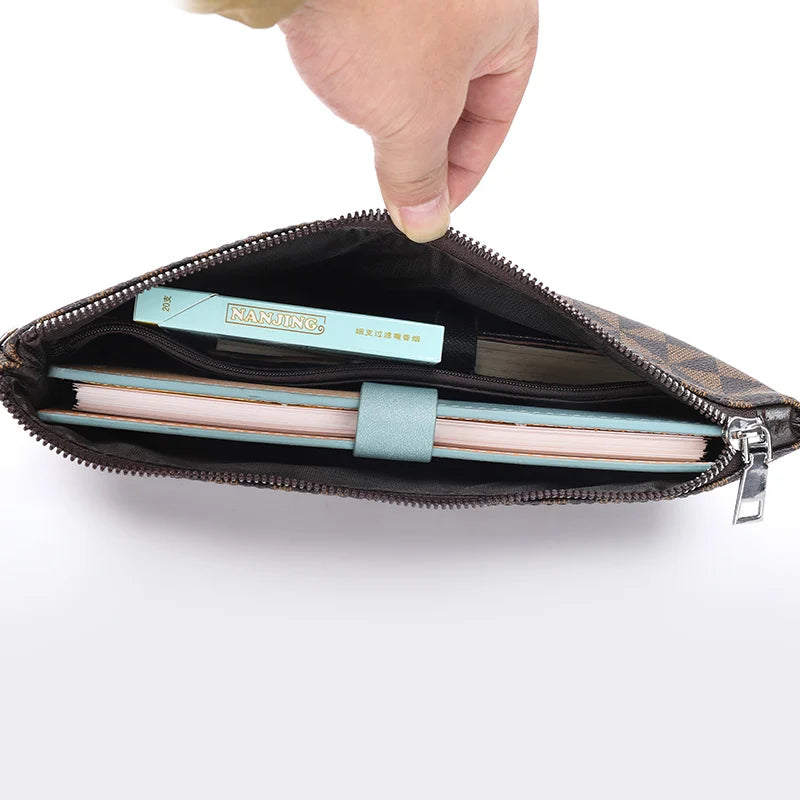 |イベント・ノベルティ用品 | プリントPUレザークラッチバッグ