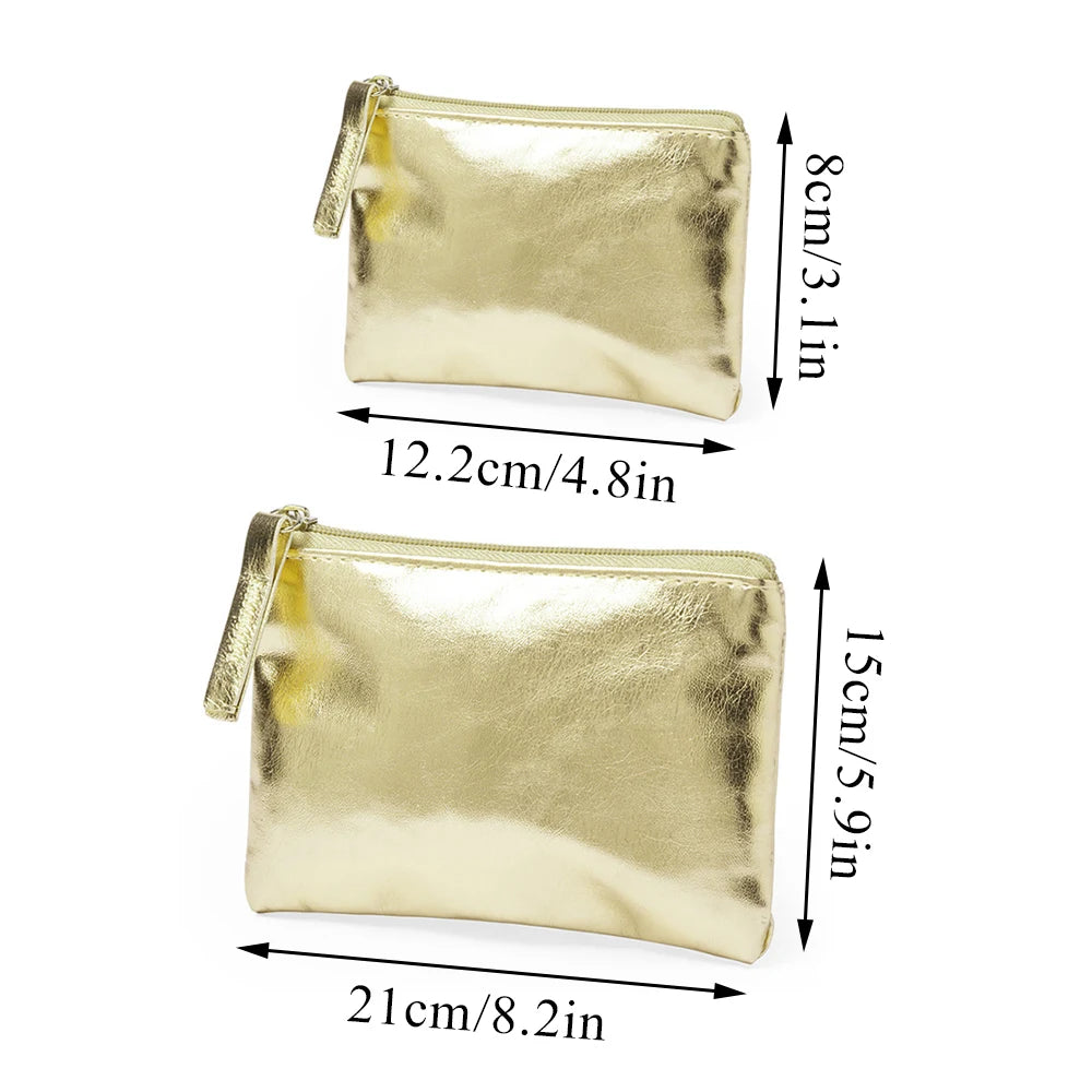 |イベント・ノベルティ用品 | 防水PUレザー ミニコインケース | W12.2×H8cm/W21×H15cm