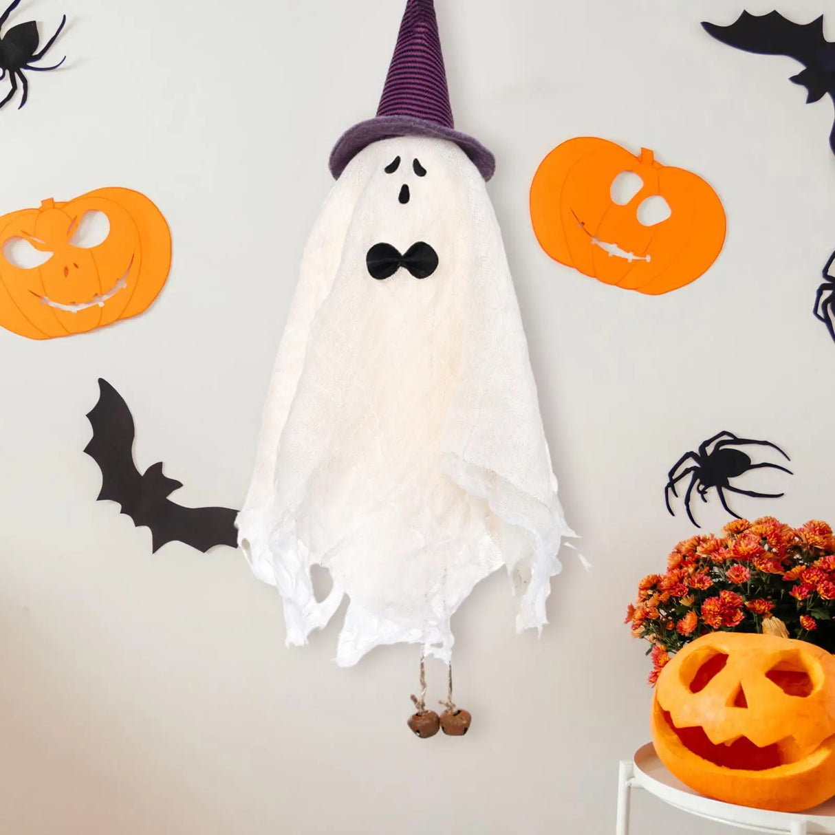 イベント・ハロウィングッズ｜吊り下げゴーストウィンドチャイム