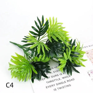 人工植物のデスクトップ装飾・フェイクグリーンの植物アクセサリー・プラスチックの花・屋外装飾