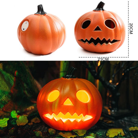 イベント・ハロウィングッズ｜LEDスクリームパンプキン装飾ライト