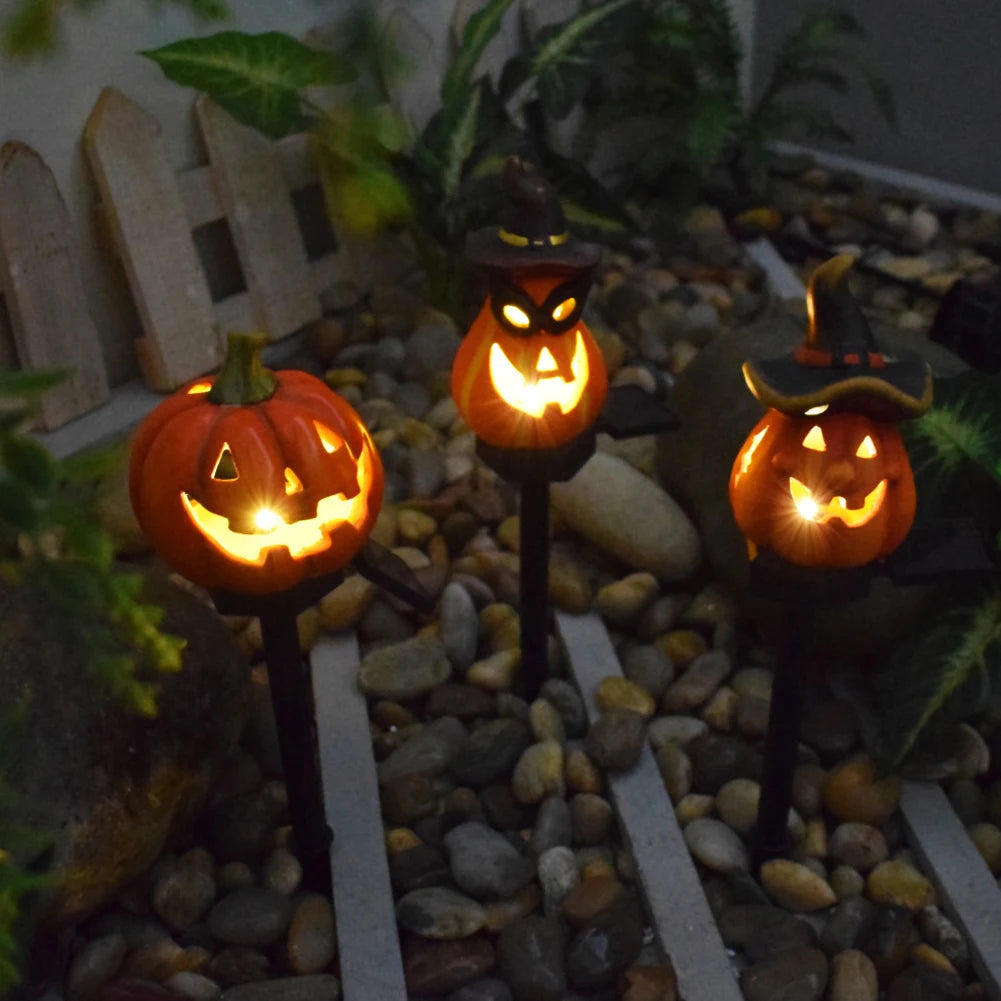 イベント・ハロウィングッズ｜ソーラーパンプキンライト 防水 ハロウィン装飾用