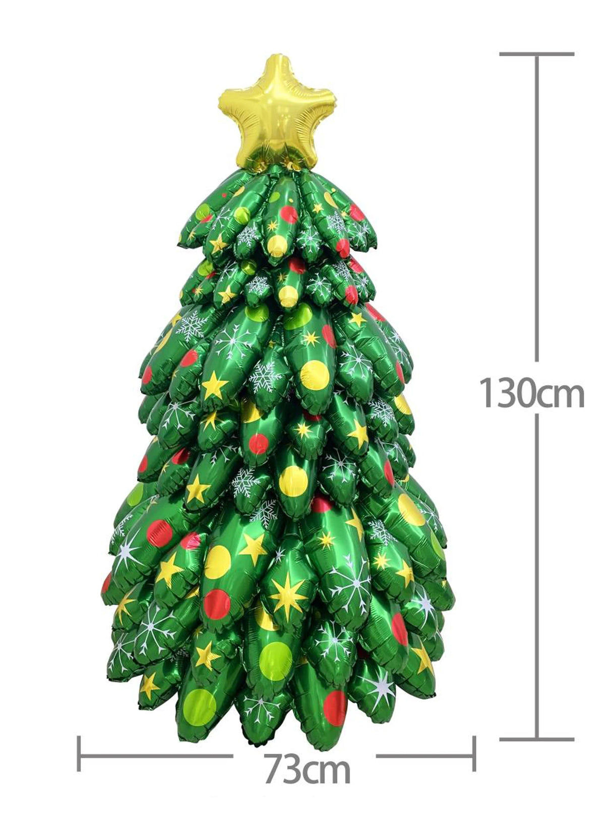 イベント・クリスマス装飾｜組み立て式130cmクリスマスツリーバルーンセット