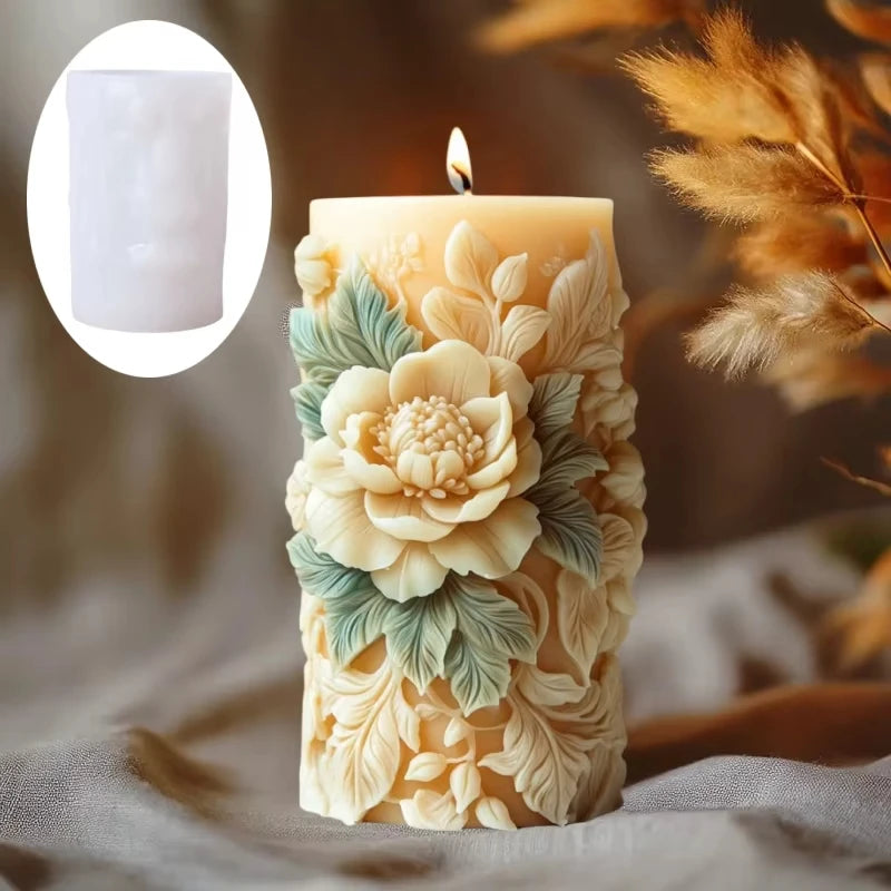 クラフト・DIY用｜ハンドメイドキャンドル用 繊細な花型
