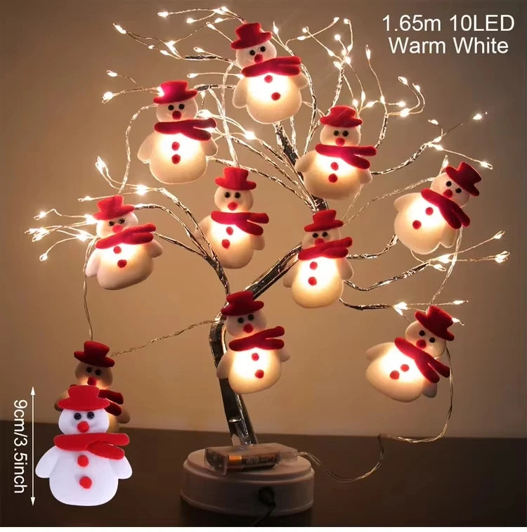イベント・クリスマス装飾｜LEDスノーマンクリスマスガーランドライト(1.65M～3M)