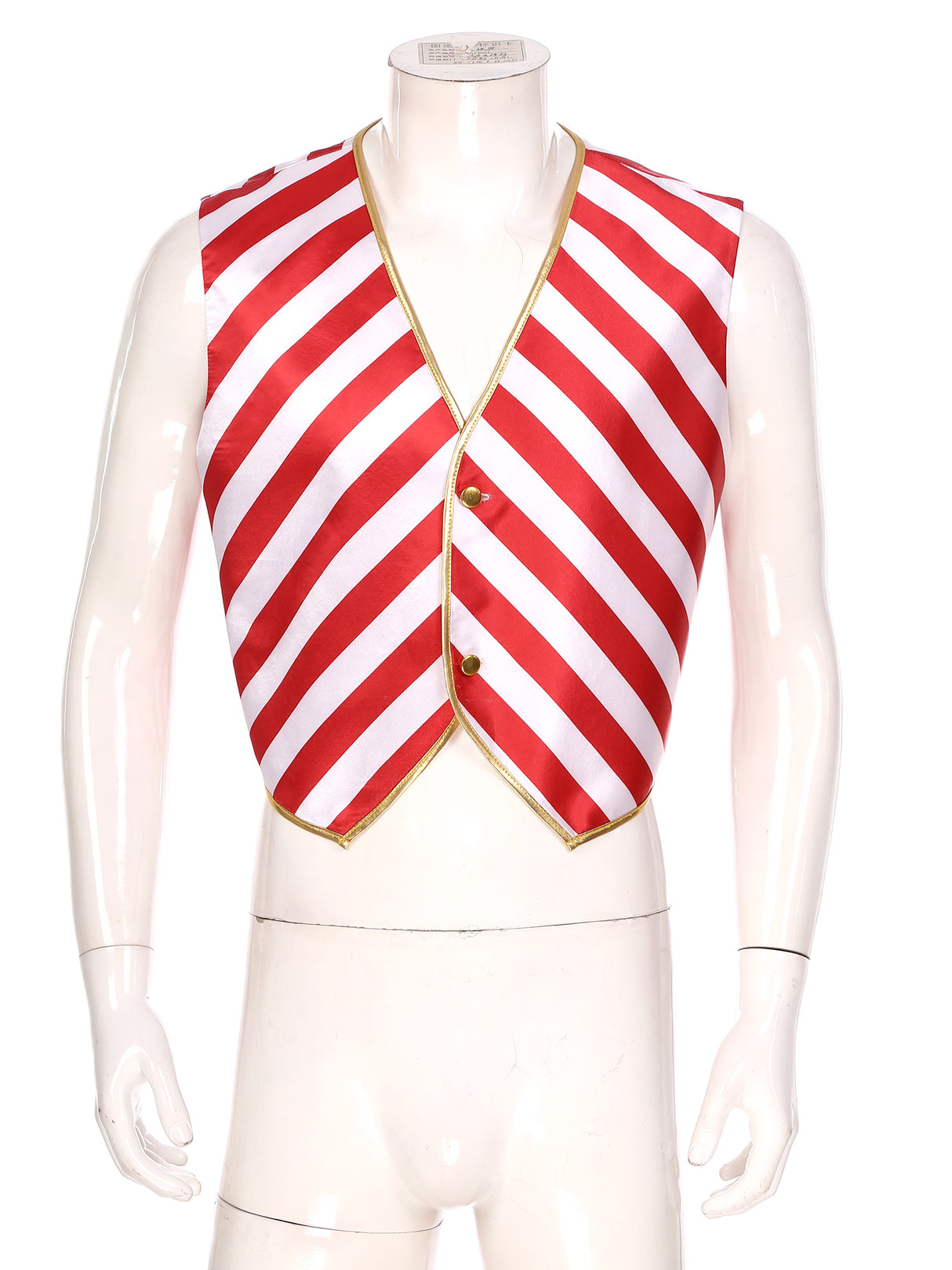 イベント・クリスマスグッズ｜ストライプキャンディーカラーベスト(XL～4XL)