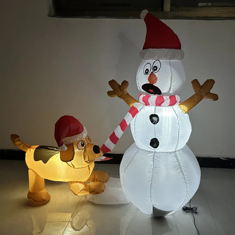 イベント・クリスマス装飾｜LEDインフレータブルスノーマンデコレーション