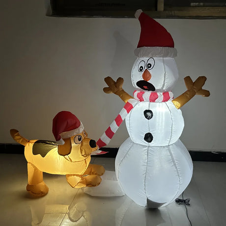 イベント・クリスマス装飾｜LEDインフレータブルスノーマンデコレーション
