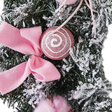 イベント・クリスマス装飾｜ピンクリボン付きクリスマスリース
