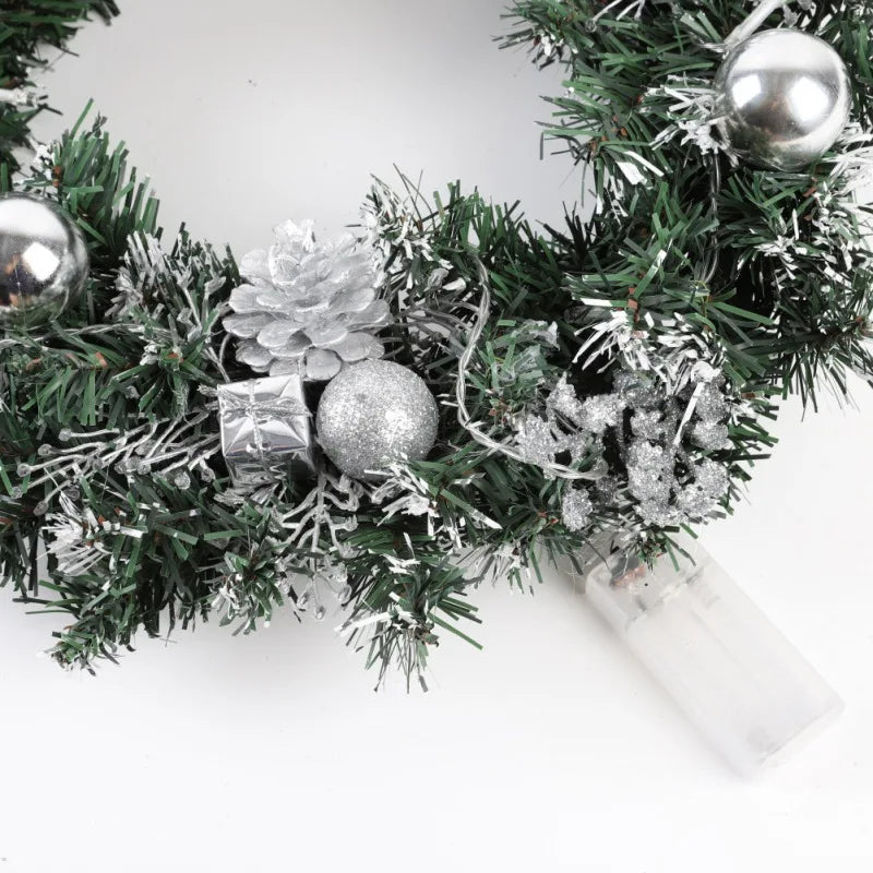 イベント・クリスマス装飾｜LEDライト付きクリスマスリース