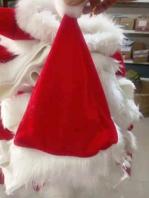 イベント・クリスマスグッズ｜大人用サンタクロースコスチューム7点セット(L～XXL)