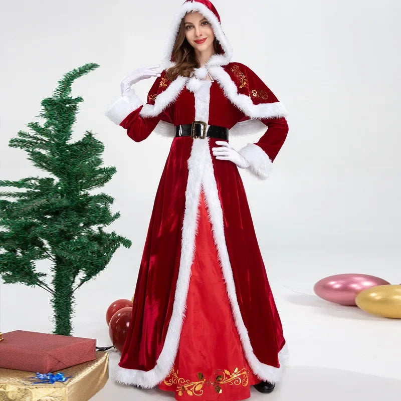 イベント・クリスマスグッズ｜サンタクロース風ドレス コスチューム(M～6XL)