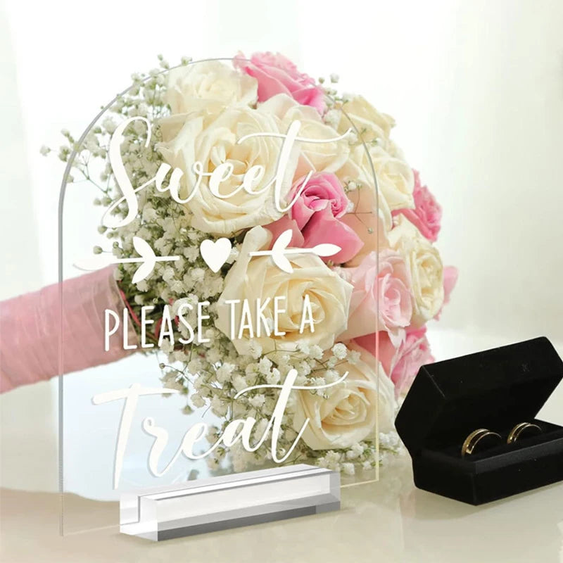 イベント・結婚式装飾｜アクリルサインアーチセット（2枚組）