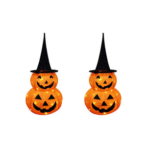 イベント・ハロウィングッズ｜LEDライト付きスタンドパンプキンランタン