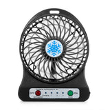 |イベント・ノベルティ用品 | 充電式 LEDライト付きポータブルミニファン