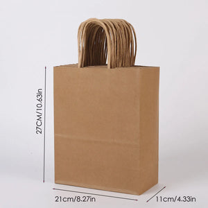 |ノベルティ用品 | クラフト紙ギフトバッグ  10個セット