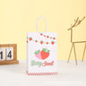|ノベルティ用品 | イチゴ柄紙ギフトバッグセット | 21x15x8c