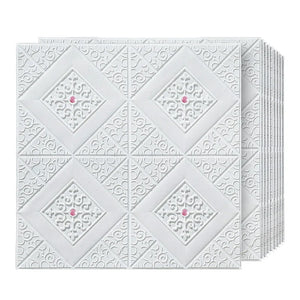 【DIY用】３Dアンティーク調タイル風ステッカー 70x70cm(5pcs/10pcs）