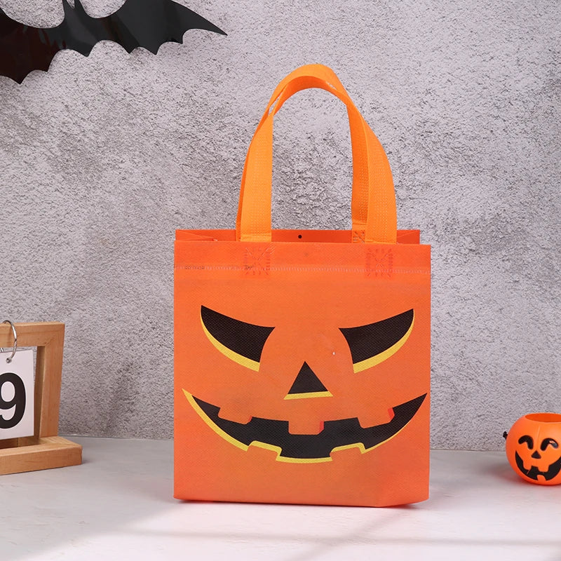 イベント・ハロウィングッズ｜不織布お菓子トートバッグセット