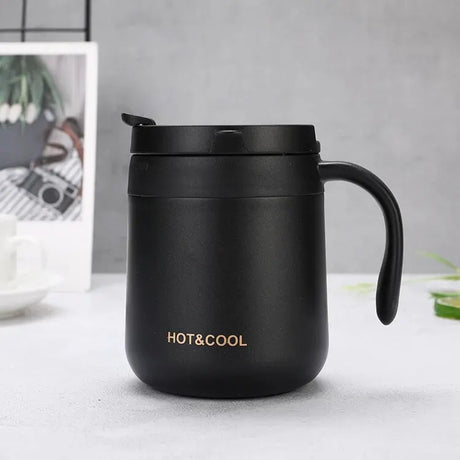 |イベント・ノベルティ用品 |二重壁断熱ステンレス製フタ付きマグカップ | 350/500ml