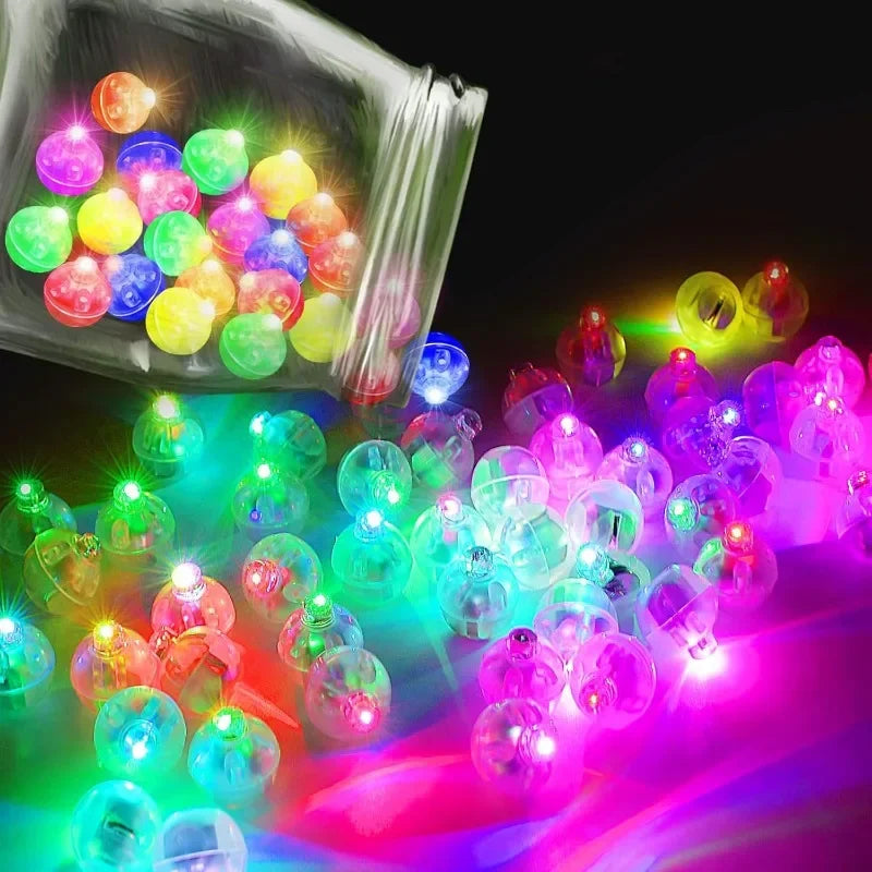 イベント・ハロウィン装飾｜ミニLEDボールランプ(10pcs～100pcs)