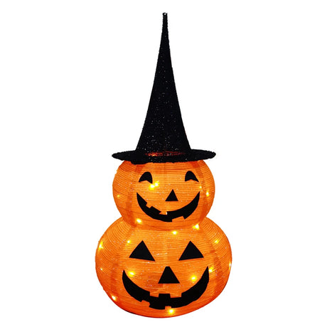 イベント・ハロウィングッズ｜LEDライト付きスタンドパンプキンランタン