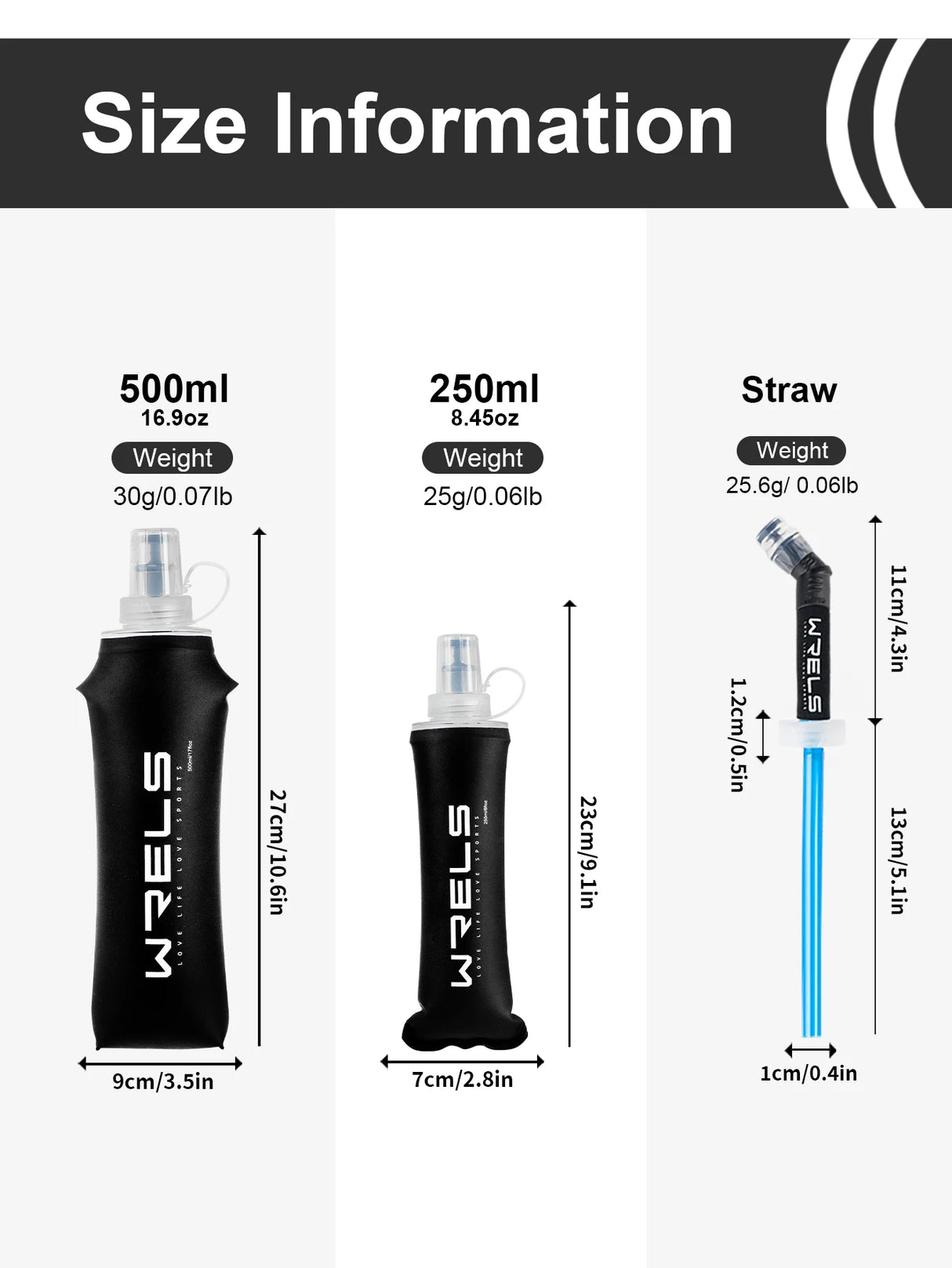 |イベント・ノベルティ用品 | 折りたたみ式ソフトウォーターボトル | 150ml/250ml/500ml