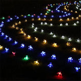 イベント・パーティー装飾｜防水ソーラー式LEDチェリーフラワーライト(5M/7M/12M)