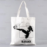 |ノベルティ用品 | ブルーロック柄プリント トートバッグ | 34×38c