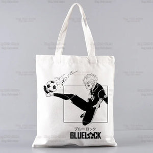 |ノベルティ用品 | ブルーロック柄プリント トートバッグ | 34×38c